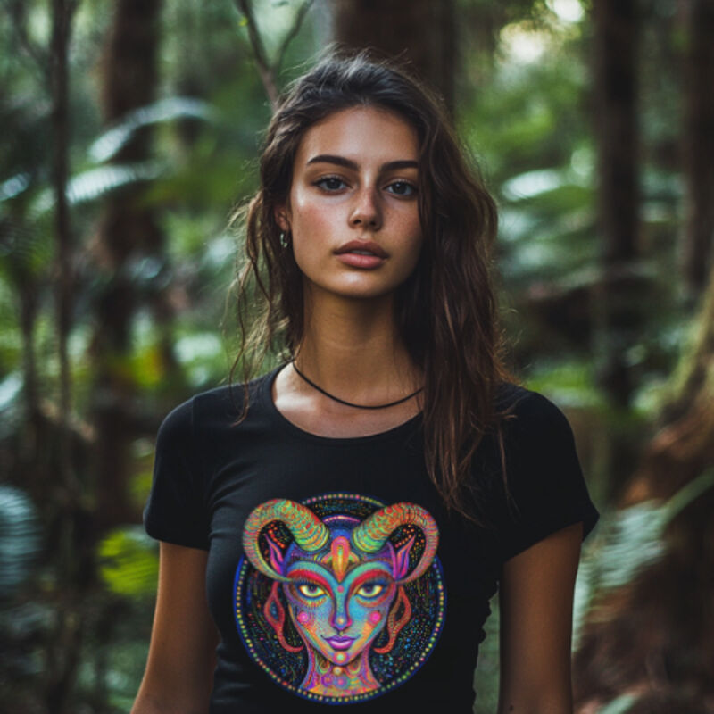 Ladies Slim Fit T-Shirt Forest Fairy Thumbnail